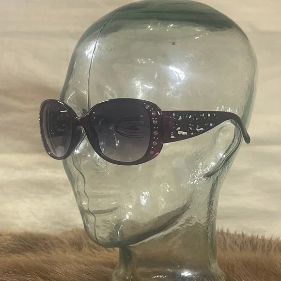 Purple Women's Sunglasses - Picture 3 of 3
